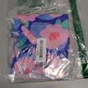 Tiny Twinkle Mess Proof Baby Bib for Girls | Waterproof Toddler Bib for Eating | Baby Apron for Feeding | Machine Washable | Perfect Shower Gift (Floral Blue, 624M)