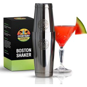 2 x Professional Hight Quality Boston Shakers Set 18oz | Weighted Cocktail Shakers Set For Bartenders | Pro Bar Shaker Made From Premium Stainless Steel |Martini Shaker | Cocktail Shaker