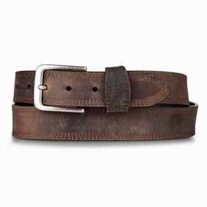 Wolverine Men Boot Leather Work Belt, Rugged-Brown, 38"