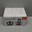 KOIOS Food Processor, 500W Electric Food Chopper with 2 Bowls (8 Cup+8 Cup) & 2 Bi-Level Blades&, Small Electric Grinder Meat Processor for Nuts, Meat, Onion, Garlic, Baby Food, Black