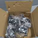 Industrial Caster Wheels 4X2 5X2 6X2 8X2 Heavy Duty 3200-6000 lbs - Cast Iron/Steel Rigid Brack Casters Set of 4 for Furniture,WorkBrench,Tool Box, Equipment (4 inch (2 Rigid+2 Brake))