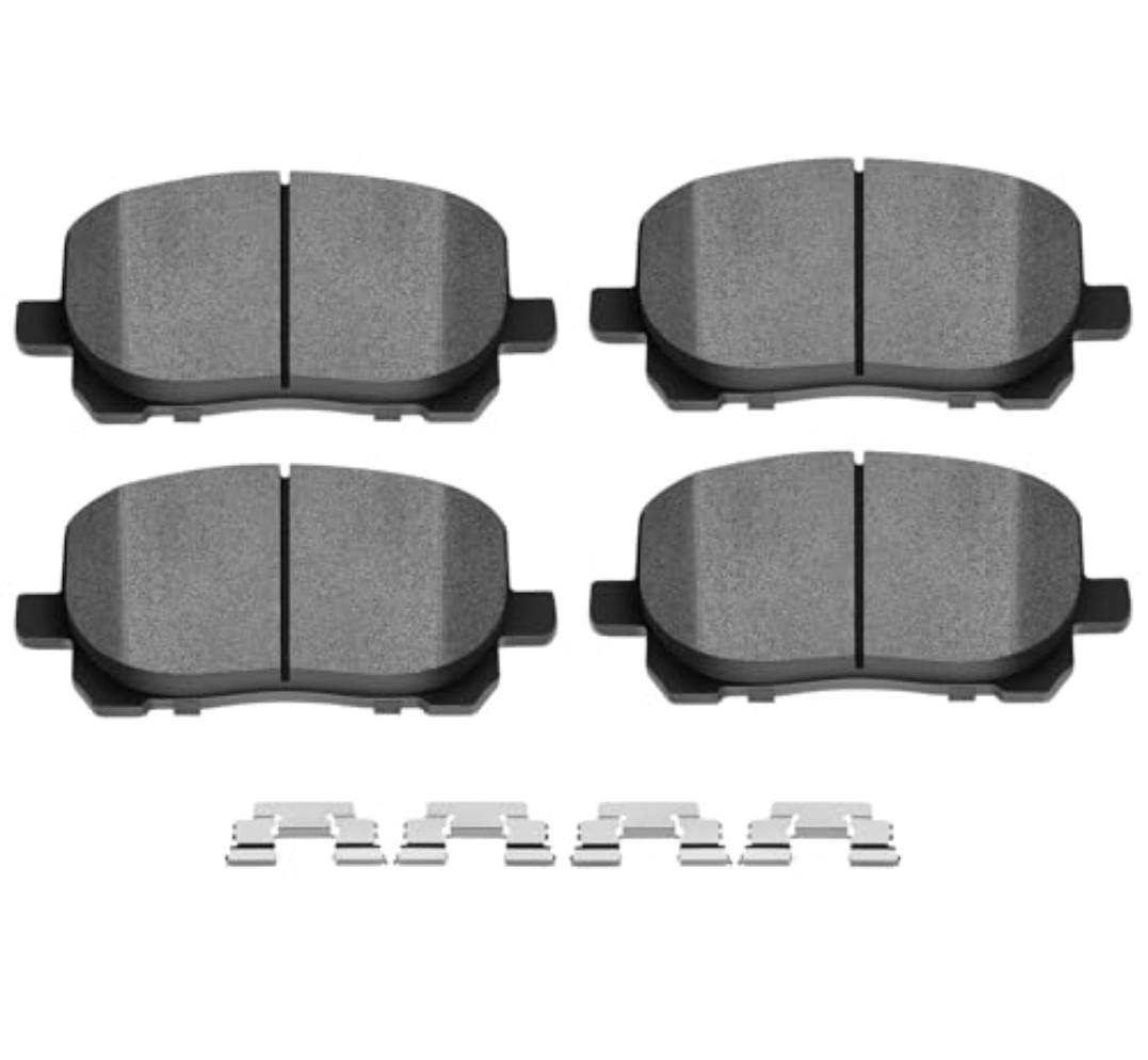 Ceramic Discs Brake Pads,SCITOO 4pcs Front Brake Pads fit for 2003 04 05 06 07 2008 for Pontiac Vibe,2003 04 05 06 07 2008 for Toyota Corolla,2003 04 05 06 07 2008 for Toyota Matrix