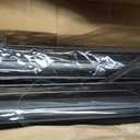 CALPALMY 2-Pack XX-Large Extendable Poster Tubes Expand from 30.5” to 50” with Shoulder Strap | Carry Documents, Blueprints, Drawings and Art | Black Portable Durable Round Storage Cases