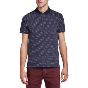 Mens Polo Shirt Navy, Size L