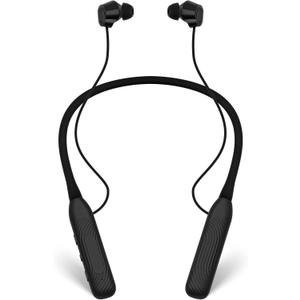 1-Year Quality Support)Around the Neckband Bluetooth Headphones, 1000H Extra Long Battery Life with Magnetic Earphones,Wireless Earbuds with Mic,Waterproof In-Ear Headset for Sports/Gym (Black)