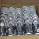 Lamosi Coffee Cups 12 oz 500 Pack, Black Disposable Cups, Corrugated Paper Cups 12 oz, Ripple Wall Insulated Water Cups for Hot Beverage