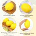 MAQUITA 25 Artificial Lemons Artificial Fruits Fake Lemons Lifelike Lemonade Simulation Party Kitchen Table Summer Decorations Vase Filler Photographic Props