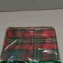 Red Green Gold Plaid Christmas Table Runner, Winter Holiday Table Runners 72 inches Long Xmas Decorations Indoor Outdoor Farmhouse Home Kitchen Dining Party Decor