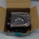 WEBANG 4 Inch Square Shower Floor Drain with Flange,Quadrato Pattern Grate Removable,Food-Grade SUS 304 Stainless Steel,Watermark&CUPC Certified,Oil Rubbed Bronze