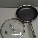 SNOWCLAD Non Stick Frying Pans,12-Inch Stainless Steel Skillet,Pan with Lid