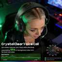 WESEARY Wireless Gaming Headset for PC, PS5, PS4, Switch & Mac, Dual-Mode 2.4GHz & Bluetooth Gaming Headphones with Microphone, Ultra-Low Latency, 3D Stereo Sound, Up to 45H Battery
