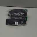 Ouzorp Car Steering Wheel Cover, Microfiber Leather Steering Wheel Covers with Anti-Slip Lining, Universal 14.5-15 inchs Black