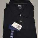 IZOD Men's Advantage Performance Short Sleeve Polo Shirt Size 4XL, Blackh