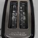 Toastmaster 2-Slice Cool Touch Toaster, black with stainless Accent