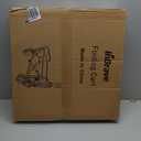 Collapsible Wagon Cart Foldable Beach Wagon with All-Terrain Wheels - 380 LBS Heavy Duty Grocery Cart for Shopping, Beach, Camping, Sports, Garden (Black)