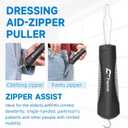 Fanwer 2 Pack Button Hook and Zipper Pull Helper, Button Assist Tool, Button Hook Dressing Aid Tool for Easy Button, One Handed Gadgets Adaptive Equipment, Gifts for Seniors, Arthritis, Weak Hands