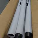 2 Pack Shade Sail Poles, 10 FT Outdoor Sun Shade Poles for Deck, 2.4" Diameter Steel Heavy Duty Shade Pole Kit for Outdoor Shade in Ground and Backyards, Patio, Deck, Black Three Ring Sun Shade Pole