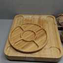 SMIRLY Charcuterie Boards Set - Large Bamboo Cheese Board Set - House Warming Gifts New Home, Wedding Gift for Couple, Bridal Shower Gift, Birthday Gifts for Women