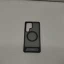 TORRAS Strong Magnetic & Seamless Stand for Samsung Galaxy S25 Ultra Case, Fit for MagSafe, Mil-Grade Drop Protection, Kickstand for Samsung Galaxy S25 Ultra Case, Translucent Back/Black Edge