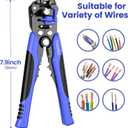 Wire Stripper and Crimping Tool,AWG 24-10 Automatic Stripper Tool with AWG 22-10 Ratchet Wire Crimper For Heat Shrink Connectors and Insulated Terminals, 3 in 1 Stripping/Cutting/Crimping