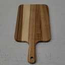 ZeQi Acacia Wood Cutting Board with Handle 13.7''X7'' / Charcuterie Board/Serving Board/Cheese, Bread, Vegetables & Fruits Serving Board (Rectangular)