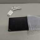 Alampan 12" Large Digital Wall Clock with Remote Control, USB Powered, Corded RGB LED Clock with Full Screen Display, Big Numbers, for Classroom, Living Room, Elderly, Wall Mounted, DST, KSJ-01, Black