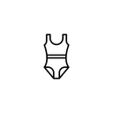 Women's One-Piece Scoop Neck Coverage Swimsuit , size XL