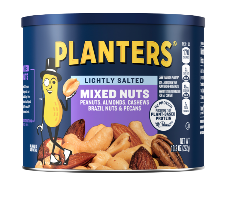 Planters Lightly Salted Mixed Nuts (10.3 oz Jar), EXP 14/2026