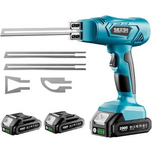 SEESII Cordless Hot Knife Foam Cutter Kit with 2x21V 2000mAh Batteries