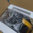 Buyplus Electric Space Heater - Outdoor Heater with Super Long Cord, Overheat Protection, Heaters Heat Up in 2 Seconds, 3 Modes, Small Fan Heater Tent Ceramic Space Heater for Patio, Amber