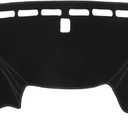 VekAuto Car Dashboard Cover Compatible for Honda Accord 2008-2013, Protective Polyester Black Center Console Interior Trim Dash Cover Mat Pad