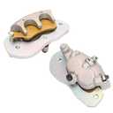 JAVOUKA Front Brake Caliper & Sintered Brake, Driver Side & Passenger Side, for Can Am Maverick 2017-2022, for Can Am Defender 2016-2022, for Can Am Commander 2021-2022, #OE 705601462 705601463