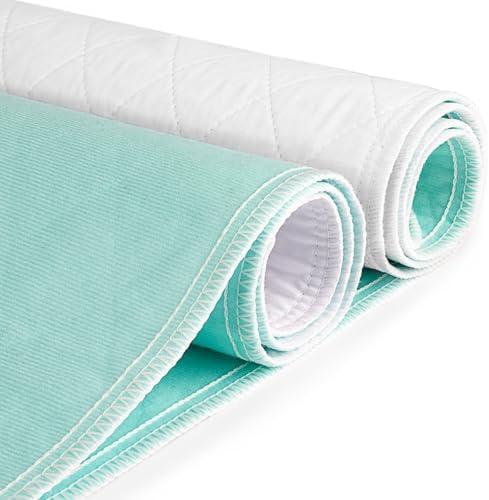 CoolShields Waterproof Bed Pads Incontinence 34'' x 36'' (1 Pack) Washable Reusable Bedwetting Mattress Protector Pad for Kids, Adults, Elderly, and Pets
