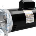 B2855 B855 2 HP Pool Pump Motor, Compatible with A.O. Smith Century Pool Pump Motor, for Pentair Sta-Rite Whisperflo Challenger Pinnacle Anthony AR2, 60 Hz, 230 V, 3600 RPM, 56Y Frame