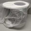 IRIS USA Cat Litter Box, Large Cat Box Enclosure, Top Entry with Litter Catching Lid, Enclosed with Scoop, Gray/White