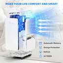 AIRPLUS 3,500 Sq.Ft 50 Pint Dehumidifier for Basements, (4 Smart Modes) Quiet Dehumidifiers for Bedroom & Home with Drain Hose, Auto Shut Off/24 Hr Timer/0.66 Gallon Water Tank