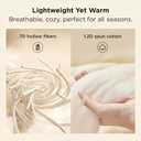 Bedsure Comforters Queen Size Duvet Insert, All Season Bed Comforter, Quilted Down Alternative Duvet, Box Stitched Comforter with Corner Tabs, Machine Washable, 88 x 88 Inches (White)