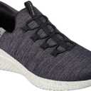 Skechers Men's Ultra Flex 3.0 Right Away Hands Free Slip-in Sneaker Loafer, Black, 11 Wide