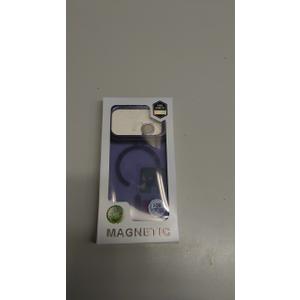 for iPhone 17 Pro Max Case, Fits MagSafe, with Built-in Camera Ring Stand & Lens Protector, Slim Translucent Matte Military-Grade Drop Protection Magnetic Cover, Deep Blue