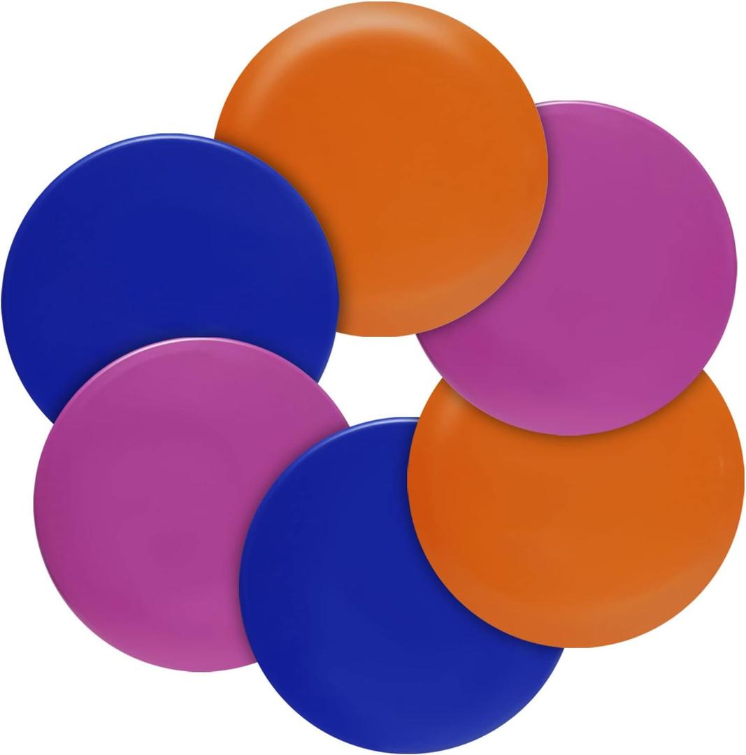 Disc Golf Set - Driver, Mid-Range and Putter Discs for Outdoor and Backyard, Comfortable Plastic, 6 Discs Only