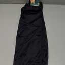 Vanity Fair Women's Anti-Static Nylon Half Slip for Under Dresses, Up to (Large, 22 Inch - Single Slit - Black)