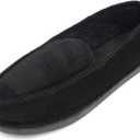 Bright Men's Corduroy House Slippers (Black)