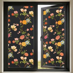 Kromapolis Blackout Window Film, Light Blocking Privacy Tint 23.6″ x 78.7″, 23.6In x 78.7In