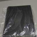 EMSHOI A4 Spiral Notebook College Ruled Journal - 300 Pages 100GSM Thick Paper, 180 Lays Flat | Notebooks for School, Work, Writing & Bible Study,11.2" X 8.27",-Black