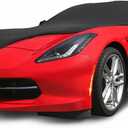 Indoor Car Cover Custom Fit for Corvette C7 C6 C5 C4 Luxurious Soft Stretch Satin Car Cover Breathable Dust-Proof for Underground Garage, Car Show