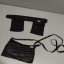 Adjustable Mastectomy Drain Holder Drainage Pouch with Shower Bag for Breast Surgery Mastectomy Breast Reduction Augmentation Post-Surgery Recovery Support Patient Care Kit (Black)