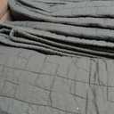 Palassio Olive Green 100% Cotton Quilt Queen Size Bedding Sets with 2 Pillow Shams, Textured Lightweight Soft Bedspread Shabby Chic Coverlet, Quilted Comforter Bed Cover for All Season, 3 Pieces