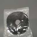 2 x Fjzoys Window Weather Stripping Door Seal, 16.5FT Self-Adhesive Soundproofing Weather Strip for Exterior Door Frame Window Winter Insulation Noise Cancelling Window Inserts, 0.35in x 0.2in, Gray