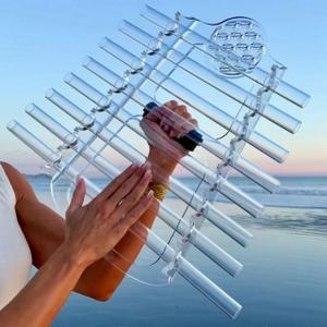 Crystal Soul Crystal Harp Sound Healing Instrument 432Hz 8 Notes C5-C6