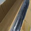 Tension Curtain Rod 51-165In(4.25-13.75Ft), Extra Long Outdoor Curtain Rod No Drilling for Window or Bathroom Patio, Adjustable Spring Shower Rod, Easy to Install Never Rust, Rod Diameter 1.26In-Black